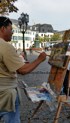 Plein Air artist Mark N Brown getting inspired by the wonderful European landscapes!